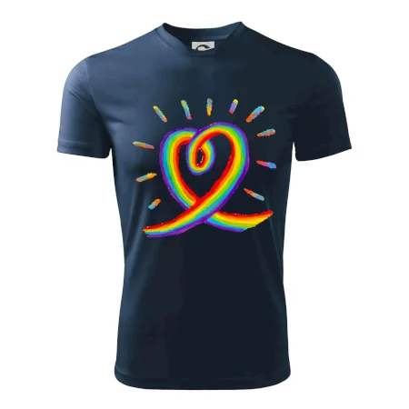 Srdce pride duha kreslená