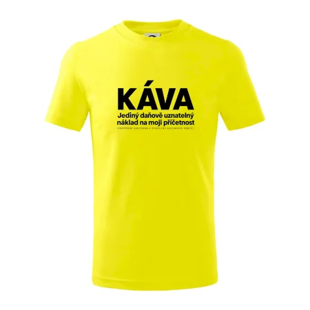 Káva daňově uznatelný náklad na příčetnost