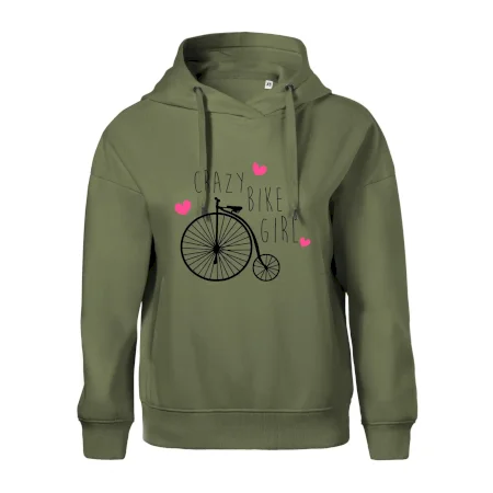Crazy bike girl