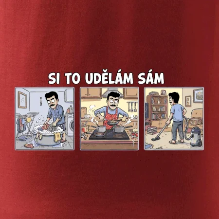 Si to udělám sám - muž s knírkem