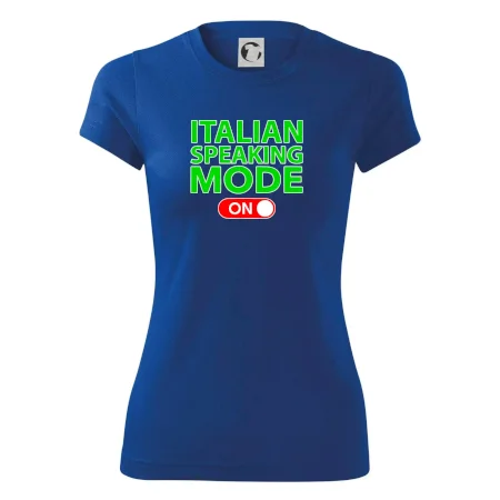 Italian speaking mode - ON