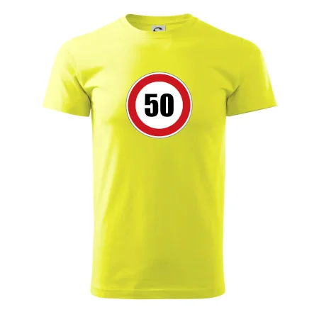 Dopravní značka - omezení rychlosti 50