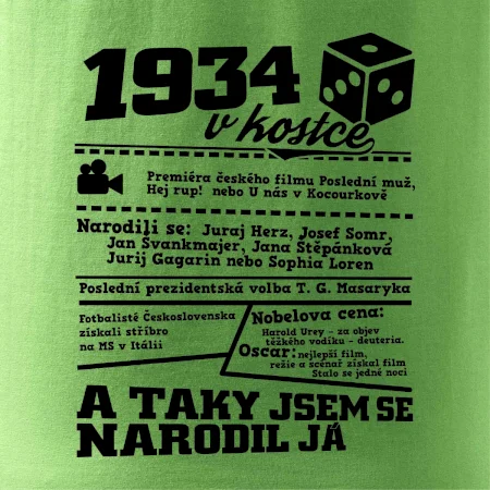 1934 v kostce