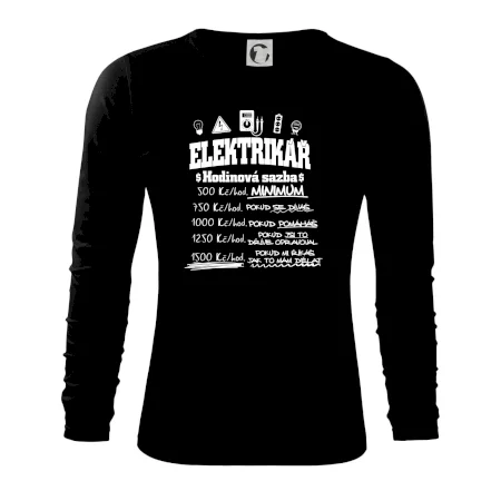 Elektrikář hodinová sazba