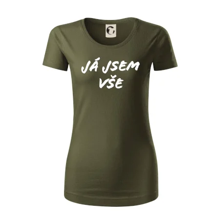 Nápis Já jsem vše!