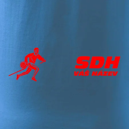 Hasičský sport SDH + váš název ČERVENÁ