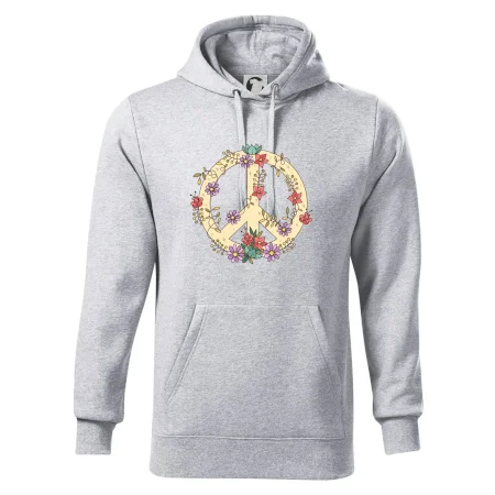 Peace symbol pískový