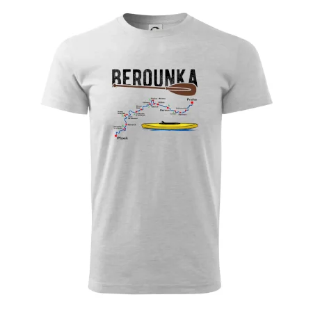 Mapa řeky Berounky