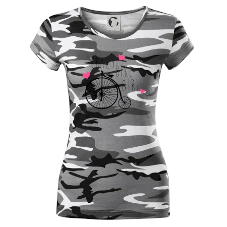 Crazy bike girl
