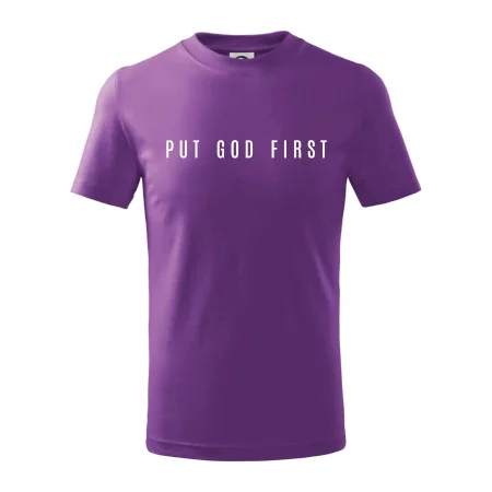 Put God first slabý nápis