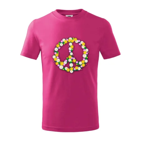 Peace symbol kopretiny