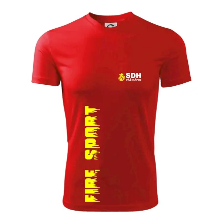 SDH nápis (oheň, firesport, název sboru - vlastní nápis)