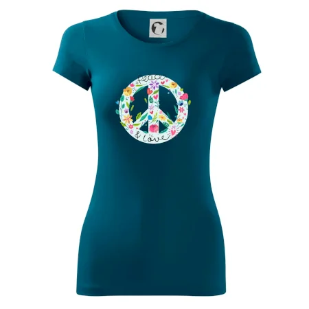 Peace and love symbol
