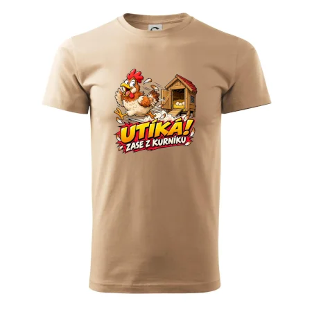 Útěk slepice z kurníku