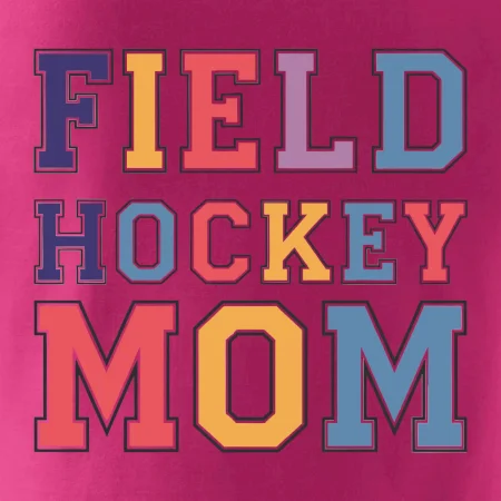 Field hockey mom - sportovní písmo