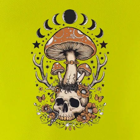 Goblincore magical mushroom