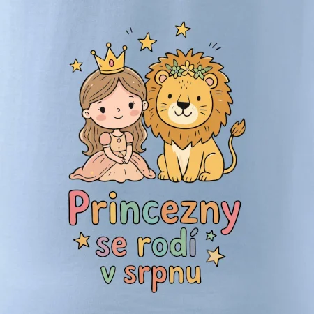 Dětský obrázek - princezny se rodí v srpnu