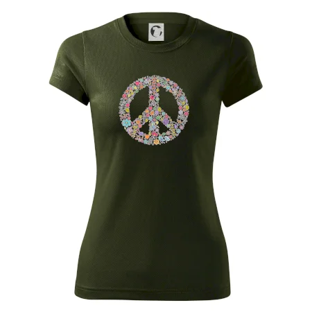 Peace symbol lístečky