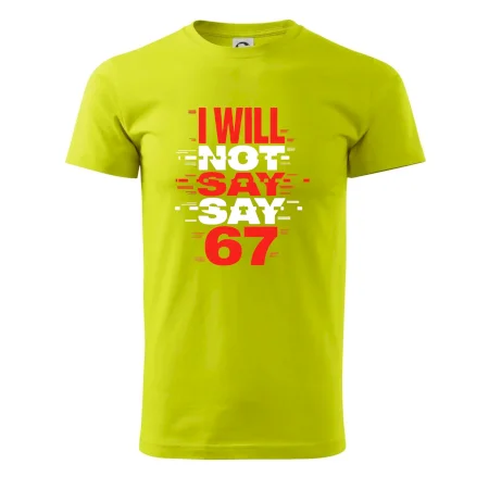 Červený - I Will Not Say SAY 67