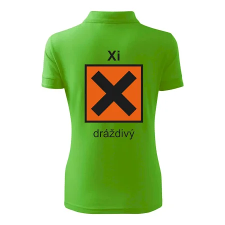 Xi Dráždivý - Výstražná tabulka na tričku