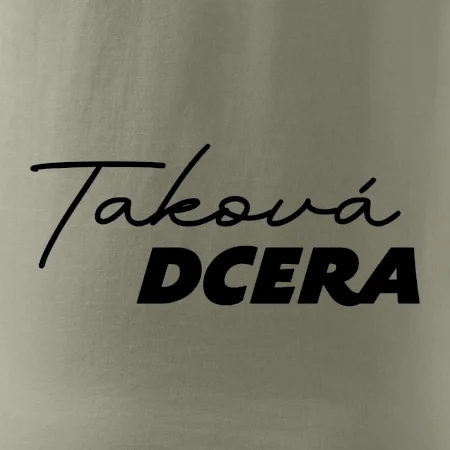 Jaký táta / máma - taková dcera psací
