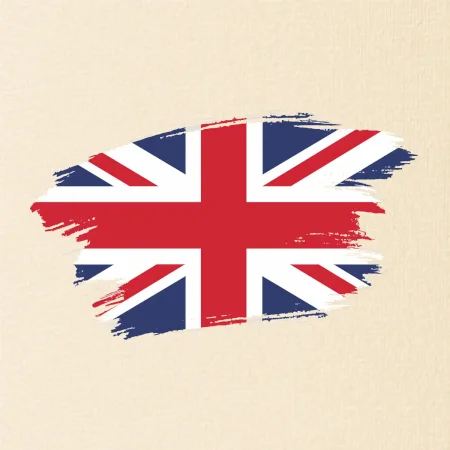 Britská vlajka roztrhaná