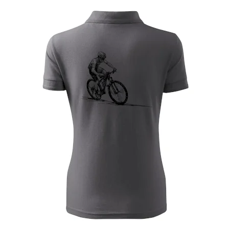 MTB kreslený cyklista