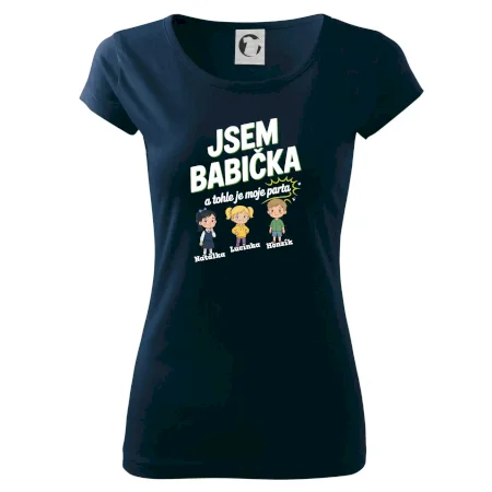 Babička a její parta (obrázky a jména vnuků)