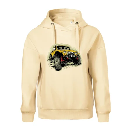 Žlutý offroad s navijákem
