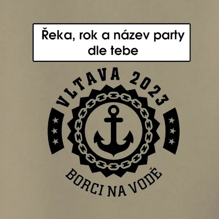 Na vodu - kotva (vlastní nápis)