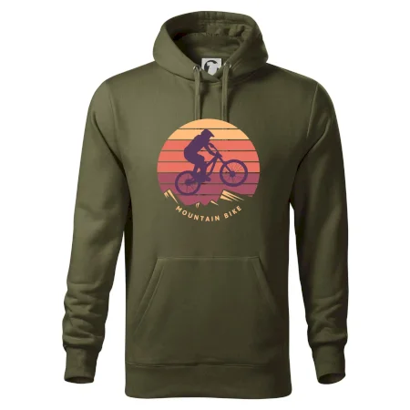 MTB barevné kolo západ slunce