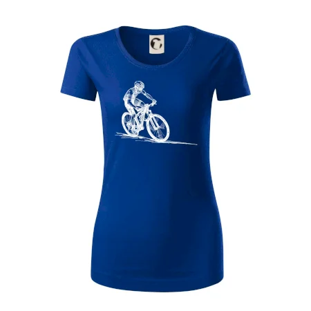 MTB kreslený cyklista