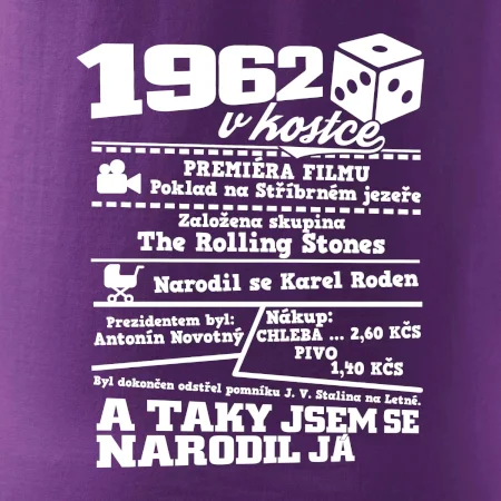 1962 v kostce