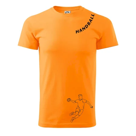 Handball nápis šikmo