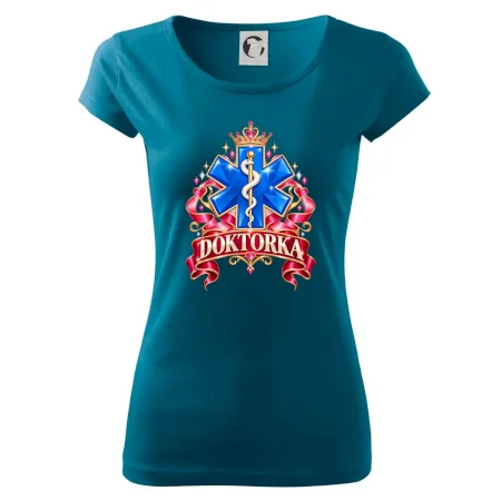 Doktorka - stuhy a kříž