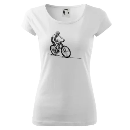 MTB kreslený cyklista
