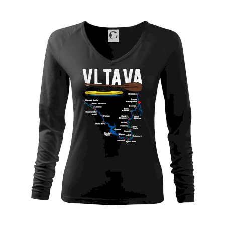 Mapa řeky Vltavy