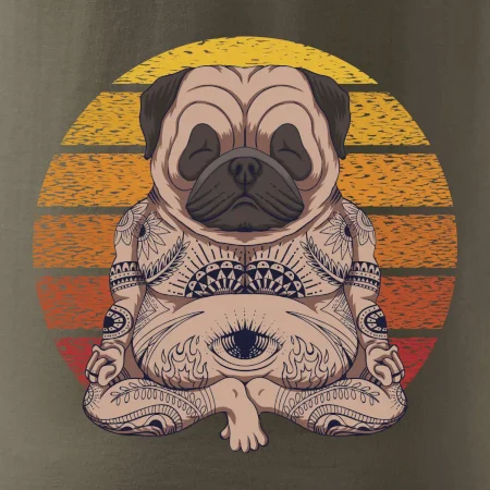 Yoga meditace - pug