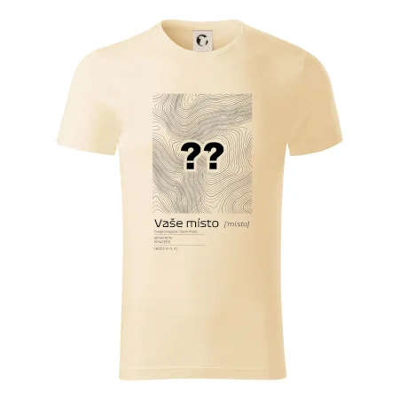 Vaše místo - vrstevnice v obdélníku