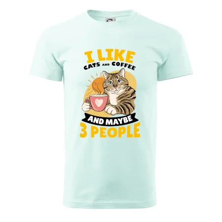 I like cats and coffee and maybe 3 people