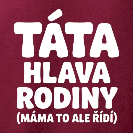 Táta - hlava rodiny  (máma to,  ale řídí)