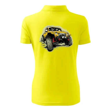Žlutý offroad s navijákem