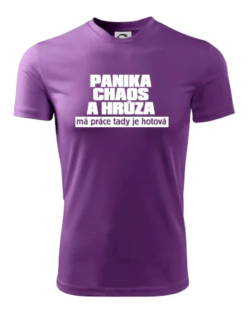 Panika, chaos a hrůza