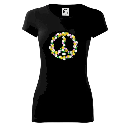 Peace symbol kopretiny