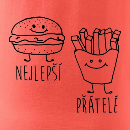 Nejlepší přátelé - Hamburger a hranolky