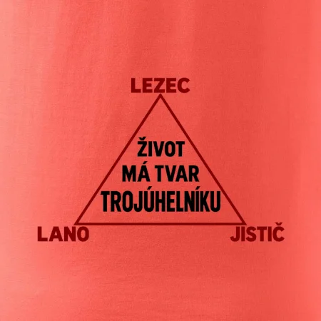 Lezec lano jistič životní trojúhelník