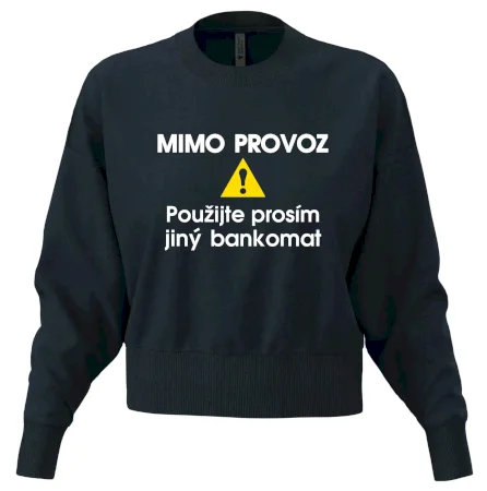Mimo provoz - použijte jiný bankomat