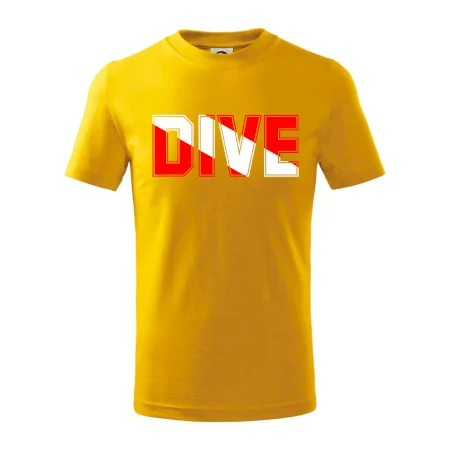 Dive nápis vlajka