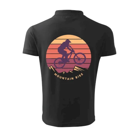 MTB barevné kolo západ slunce