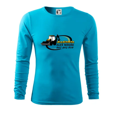 Bagrista v kruhu - vlastní nápis